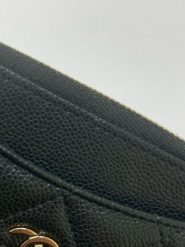 【95成新】CHANEL 經典L型拉鍊零錢包 