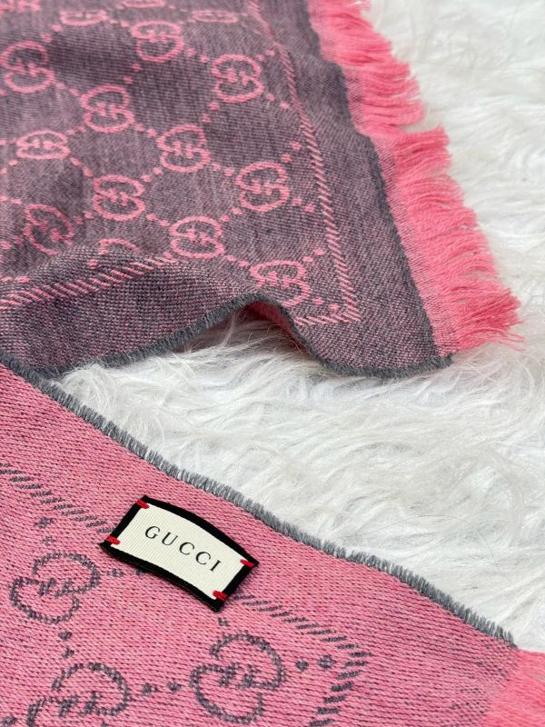 【95成新】GUCCI  GG 花紋披肩 