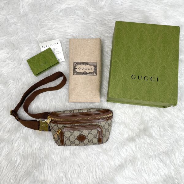 【12期0利率】GUCCI INTERLOCKING G腰包【全新閒置】 
