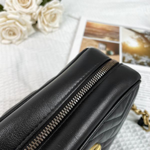 【12期0利率】GUCCI GG Marmont 相機包【9成新】 