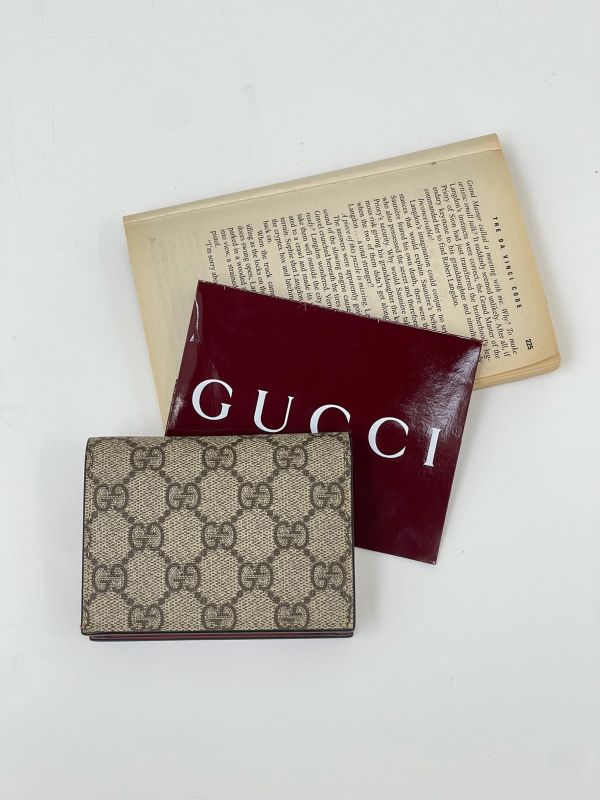 【95成新】GUCCI 彩虹GG Supreme 對折短夾 