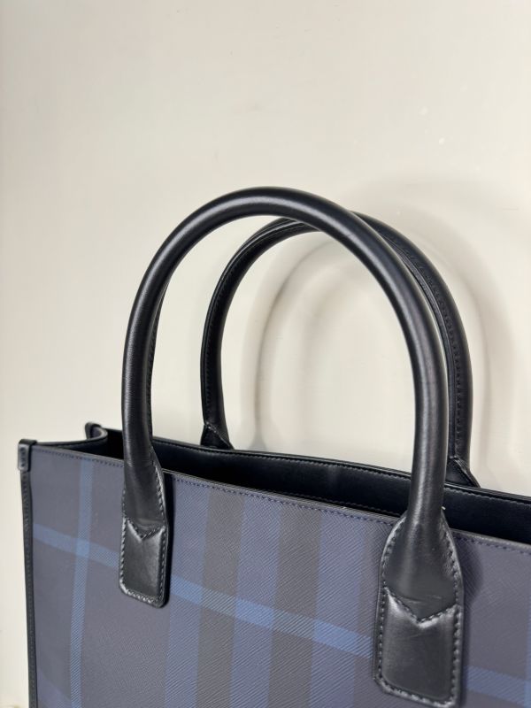 【分期0利率】BURBERRY DANNY 防刮格紋兩用公事包【95成新】 