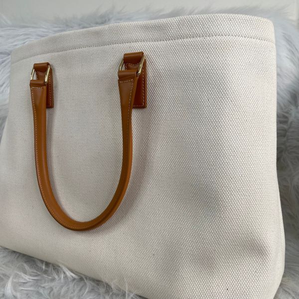 【12期0利率】CELINE二手 CABAS帆布字母托特包 【99成新】 