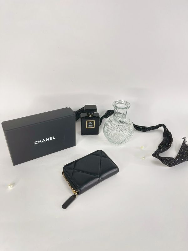 【分期0利率】CHANEL 19 拉鍊零錢包【9成新】 