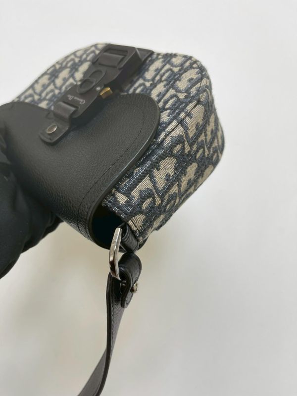 【95成新】DIOR Saddle 迷你翻蓋郵差包 