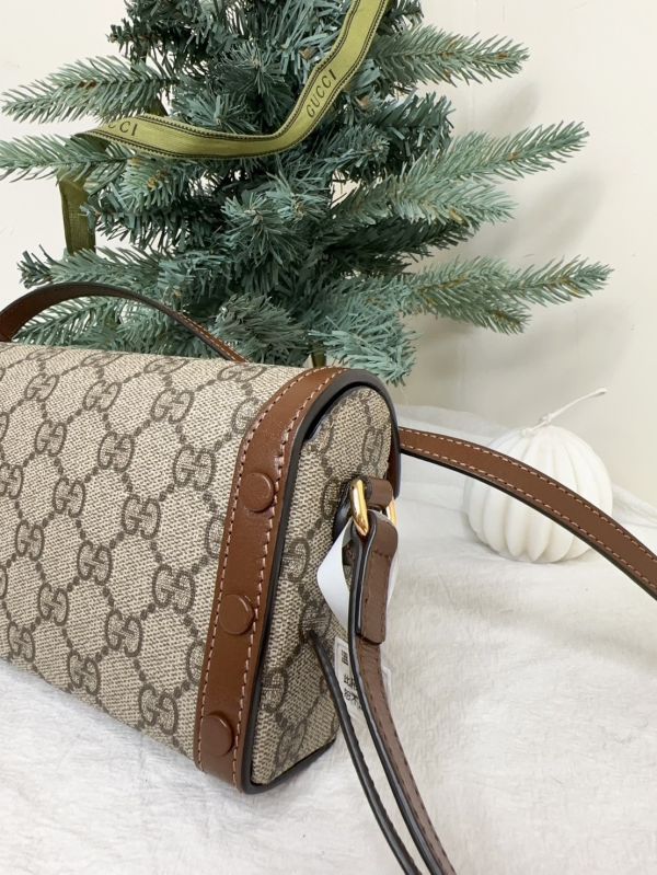 【12期0利率】Gucci 馬銜扣 1955 迷你包【95成新】 