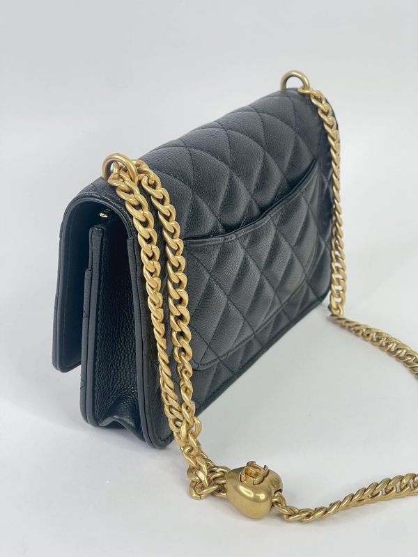 【99成新】CHANEL 24P 愛心調節扣 WOC 