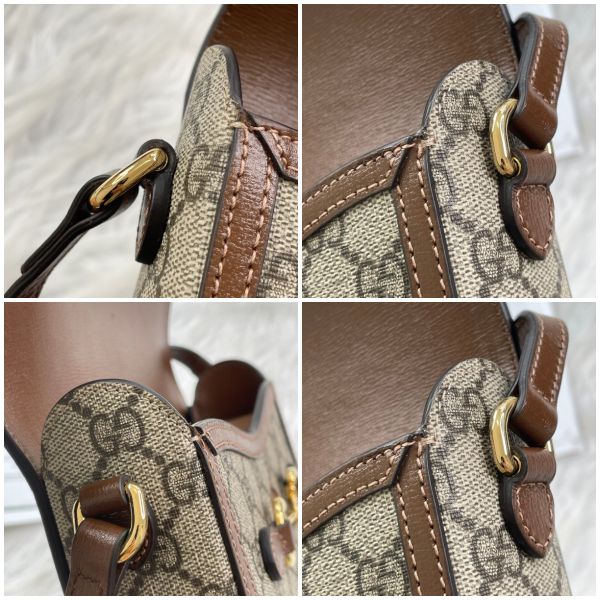 【12期0利率】Gucci 馬銜扣 1955 迷你包【95成新】 