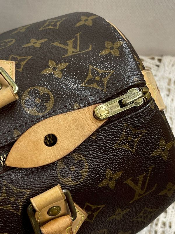 【分期0利率】LV SPEEDY 30 經典Monogram手提波士頓包【8成新】 
