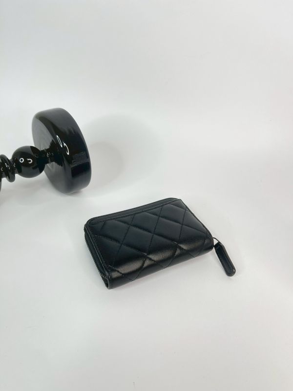 【分期0利率】CHANEL SOBLACK拉鍊零錢卡包【未使用閒置品】 