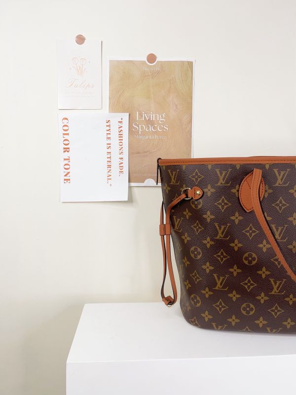 【分期0利率】LV Neverfull Inside Out MM【全新品】 