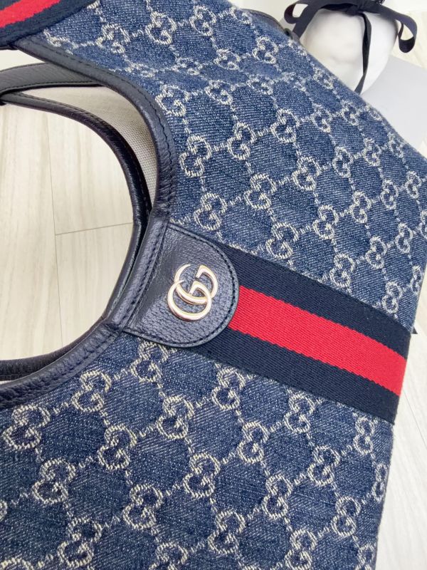 【9成新】GUCCI GIGLIO 緹花托特包 