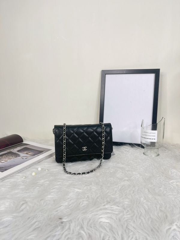 【分期0利率】CHANEL 魚子醬 WOC 黑銀 【全新品】 