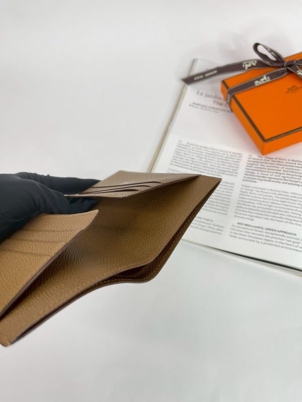 【99成新】HERMES 對開6卡短夾 