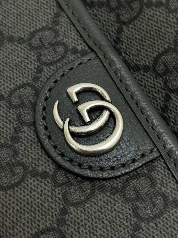 【9成新】GUCCI Ophidia GG Supreme 翻蓋郵差包 