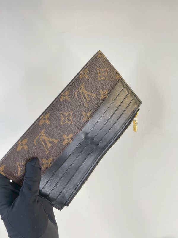 【95成新】LV SLIM 薄型拉鍊長夾 