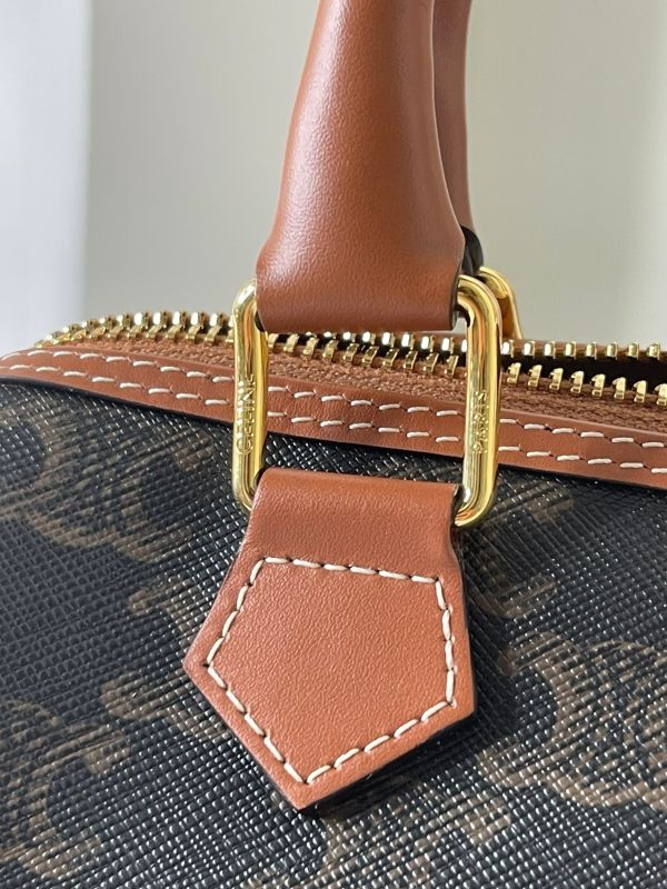 【分期0利率】CELINE 新款凱旋門老花SPEEDY小號【95成新】 