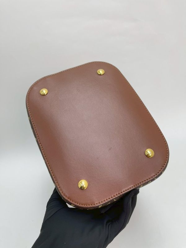 【9成新】BURBERRY PEGGY TB老花水桶包 小號 