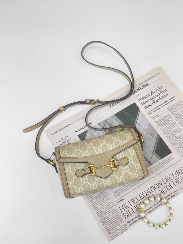 【85成新】Gucci 馬銜扣 1955 迷你包 