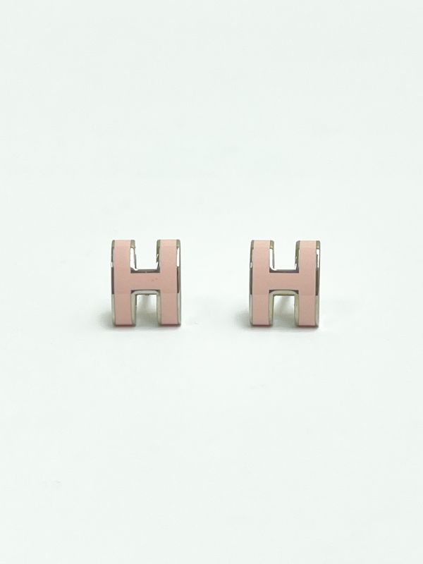 【全新品】HERMES 愛馬仕 MINI  POP H 耳針 