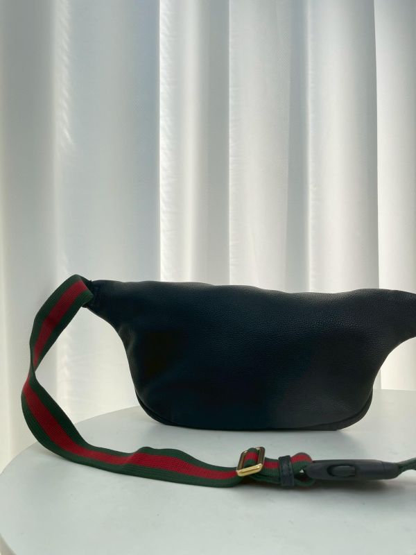 【85成新】GUCCI 皮革腰包  大號 