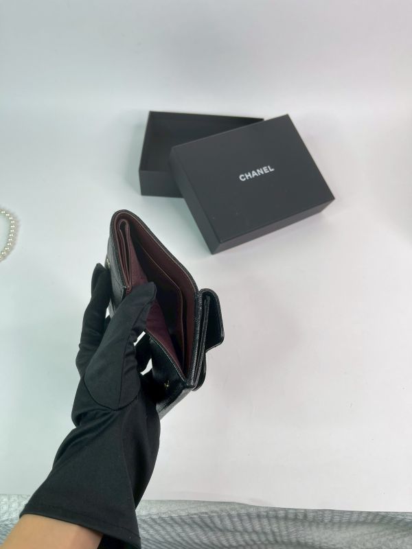 【分期0利率】CHANEL COCO迷你雙層三折短夾【9成新】