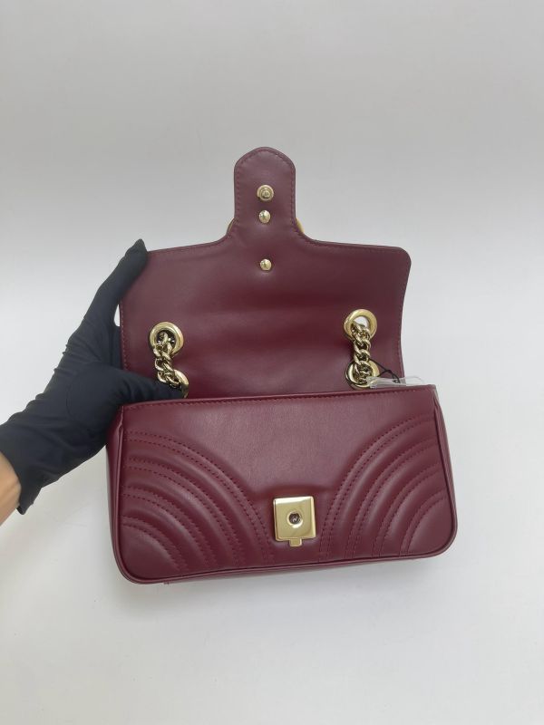 【95成新】GUCCI GG MARMONT 肩背包 小號 