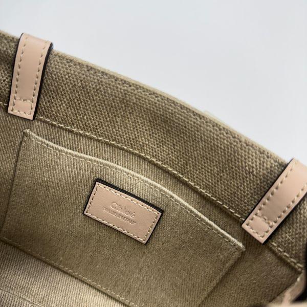 【未使用閒置品】Chloé 背帶款迷你托特包 櫻花粉 