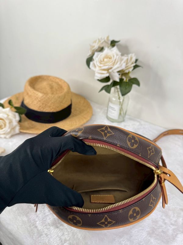 【12期0利率】LV BOÎTE CHAPEAU 圓餅包  MM【9成新】 
