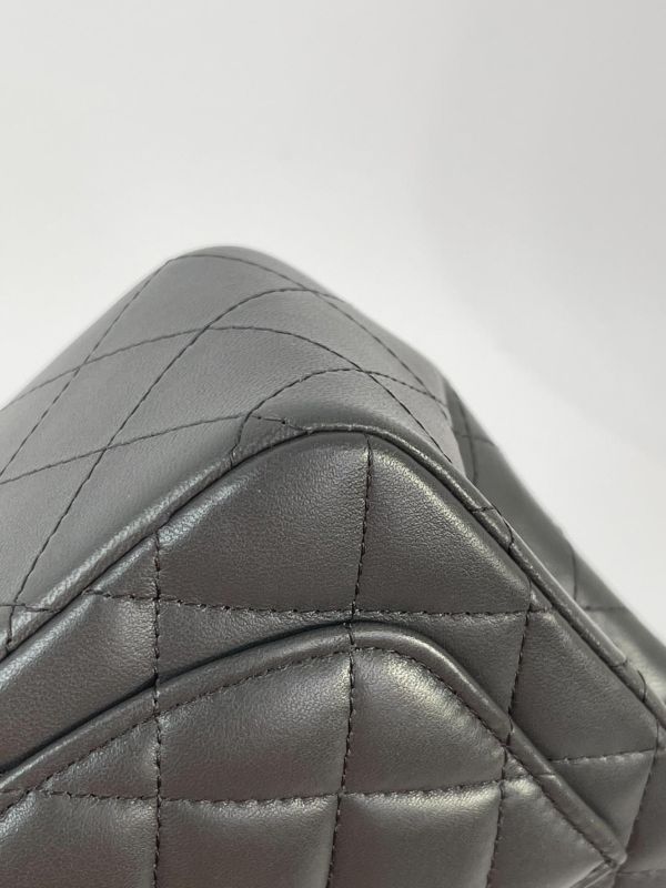 【99成新】CHANEL 方胖 晶片款深灰 