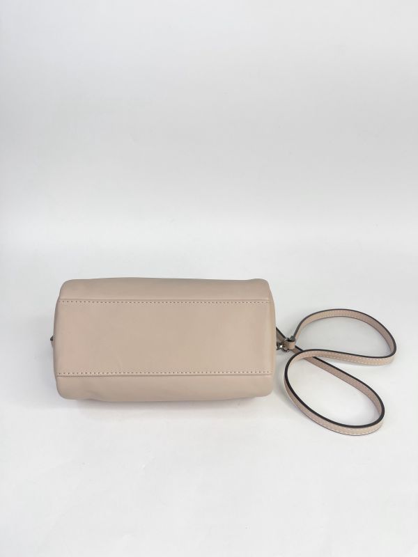 【99成新】LONGCHAMP LE PLIAGE XTRA系列牛皮圓筒斜背包 