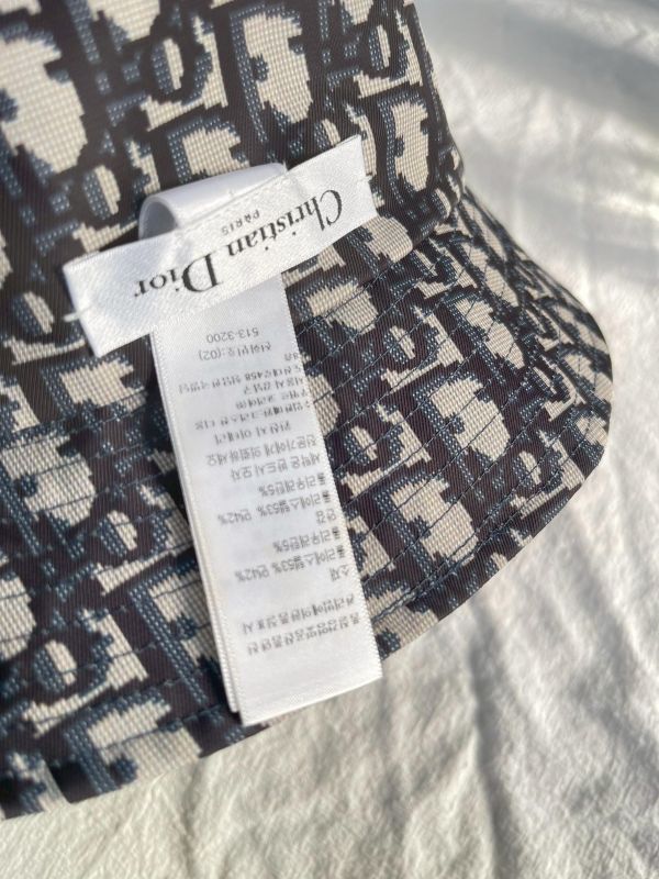 【99成新】DIOR Teddy-D 雙面窄邊漁夫帽 