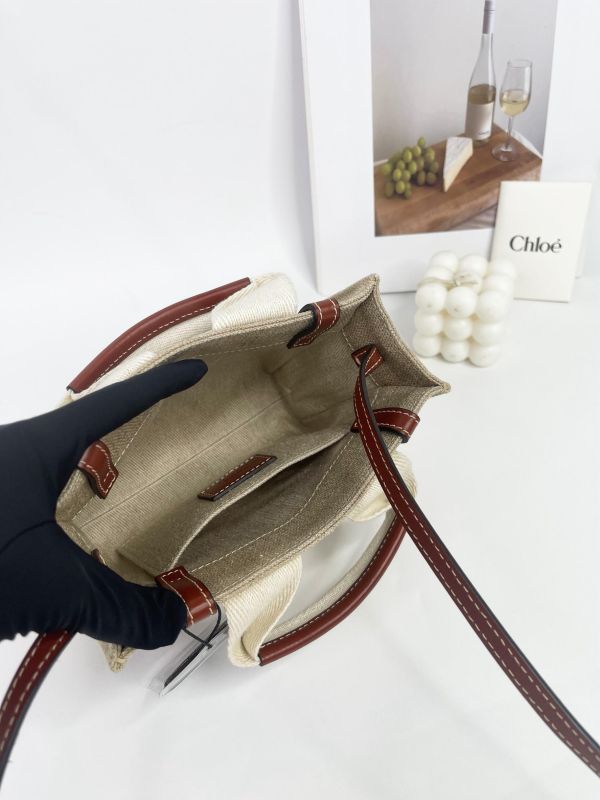 【95成新】CHLOE WOODY TOTE 迷你 棕 
