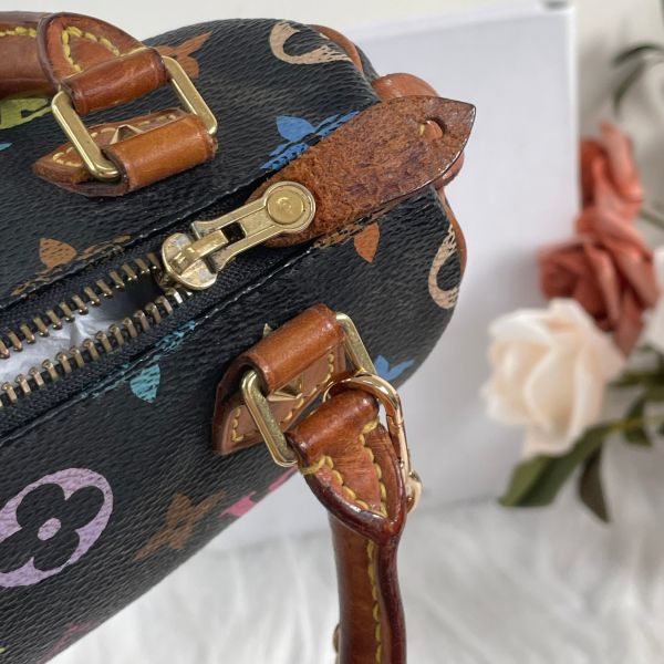 【12期0利率】LV村上隆彩色 MINI SPEEDY【85成新】 