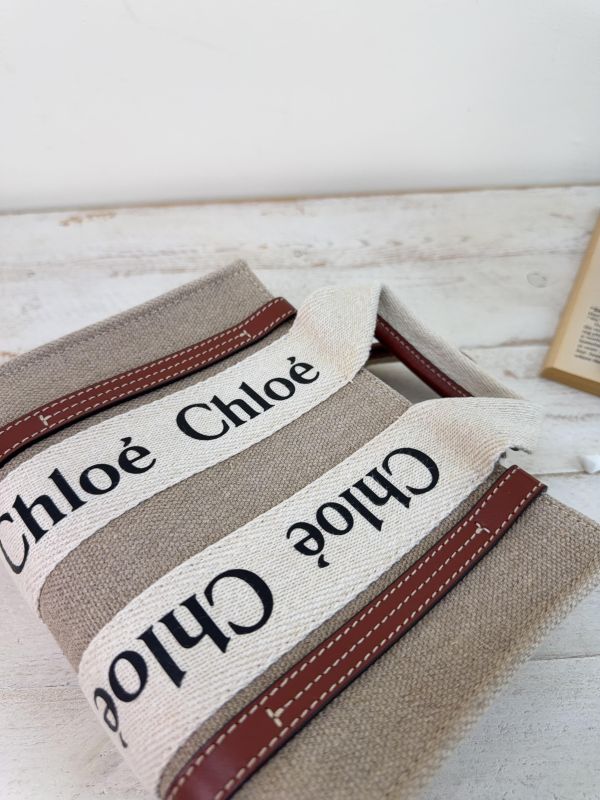 【9成新】CHLOE mini woody tote bag 