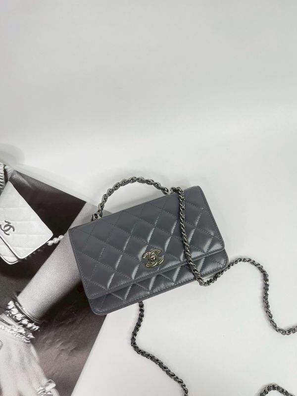 【分期0利率】CHANEL 23K 水鑽 HANDLE WOC【全新品】 