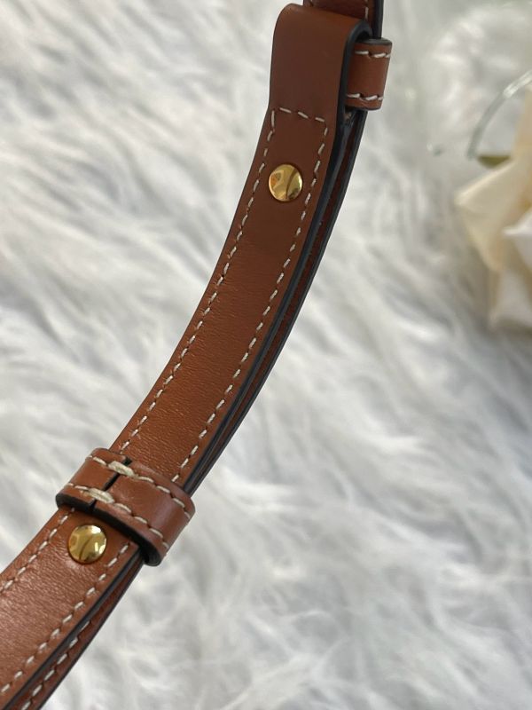【分期0利率】CELINE 凱旋門帆布及小牛皮迷你翻蓋包【未使用閒置品】 