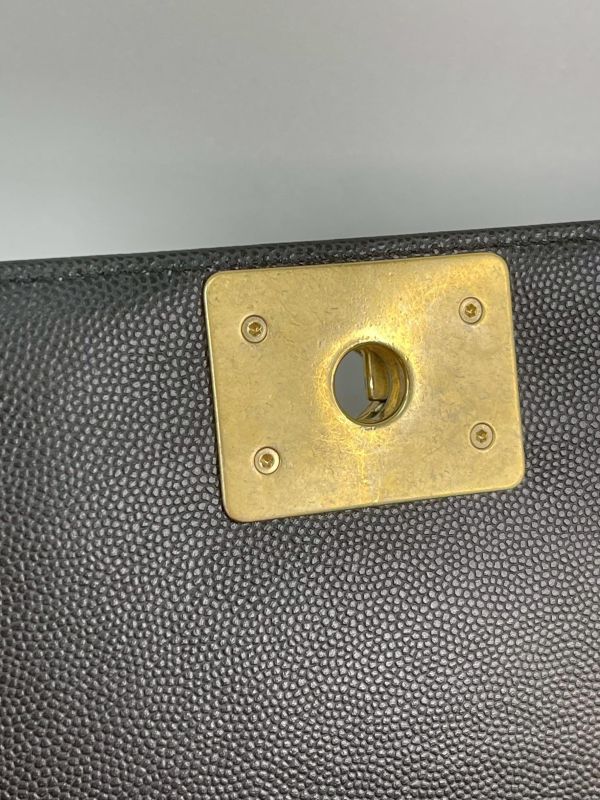 【95成新】CHANEL BOY 口蓋包28cm大號(芯片款) 