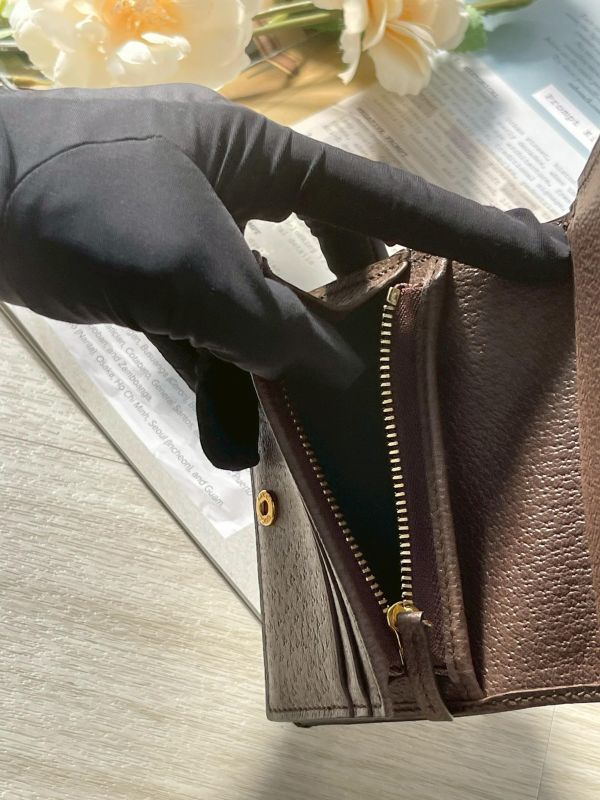 【99成新】GUCCI OPHIDIA 雙折短夾 