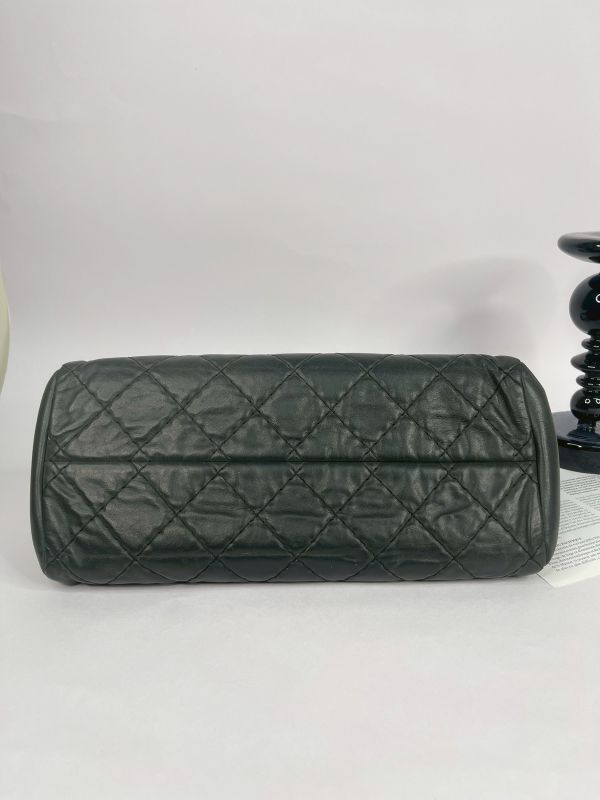 【分期0利率】CHANEL  閃亮皮革保齡球兩用包【9成新】 