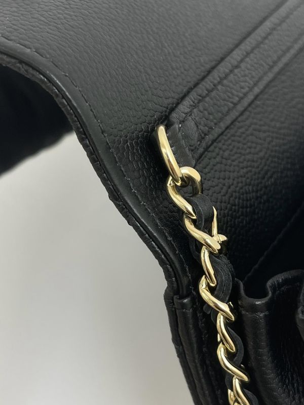 【95成新】CHANEL 22P 雙C鍊帶 WOC 