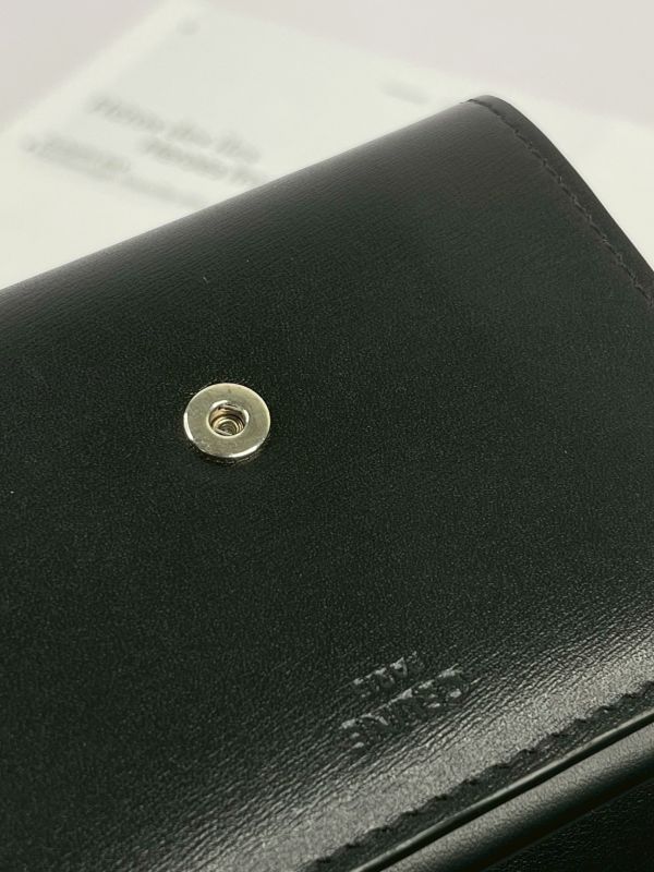 【分期0利率】CELINE 亮面牛皮革TRIOMPHE三折短夾 【95成新】 