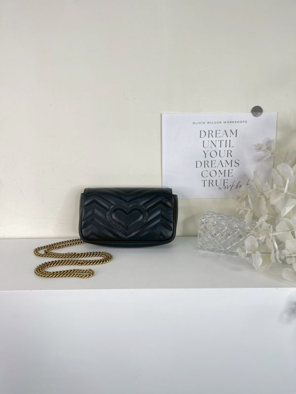 【分期0利率】GUCCI Marmont 迷你肩背包【95成新】 