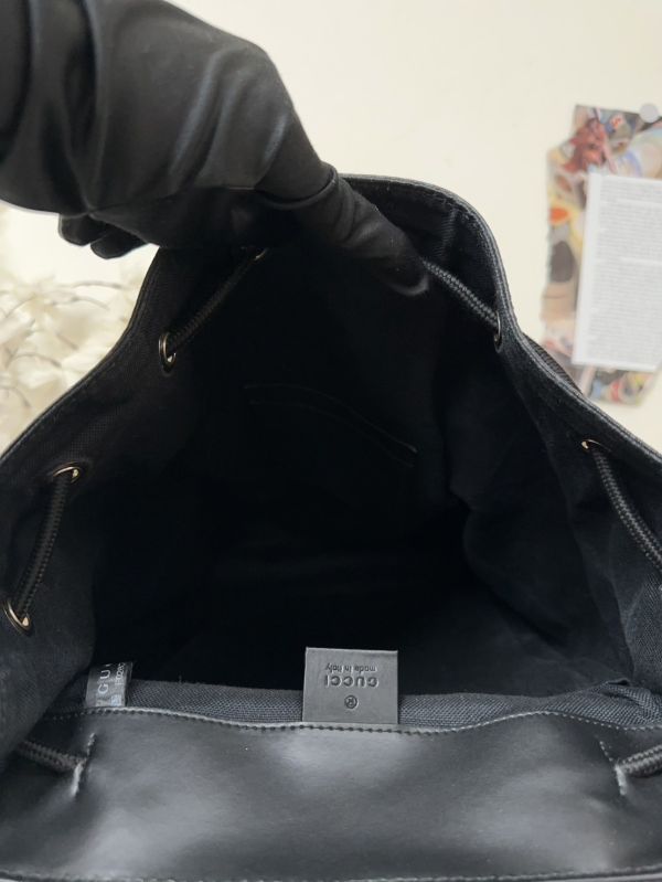 【12期0利率】GUCCI GG印花帆布後背包【9成新】 