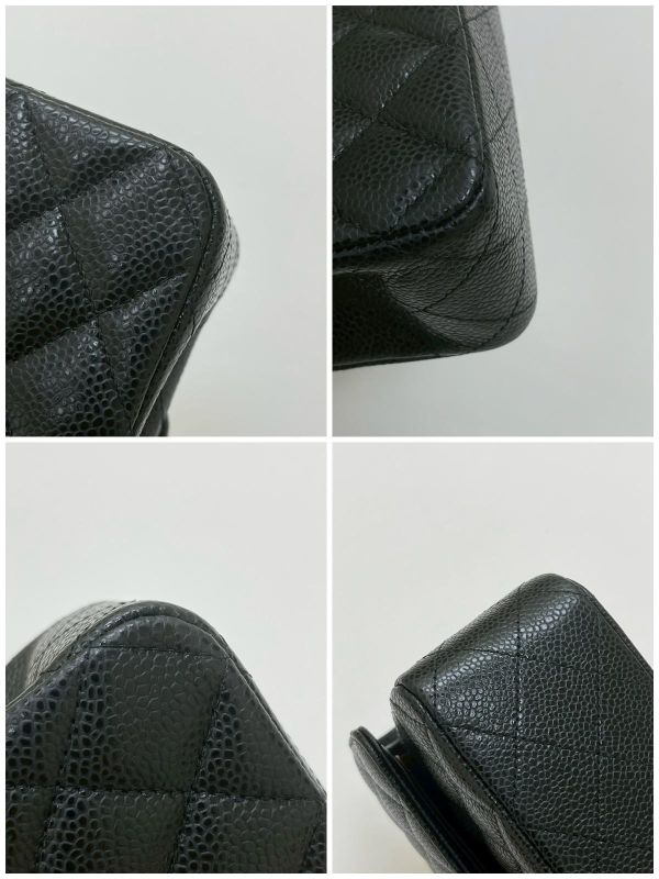 【95成新】CHANEL CF25 黑金牛皮 