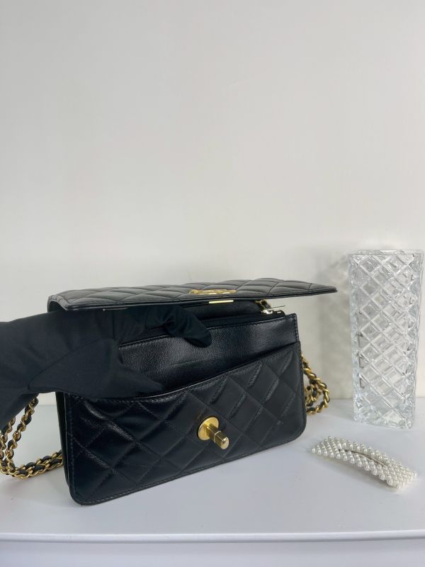 【分期0利率】CHANEL 24S 雙湯圓 WOC  【95成新】 