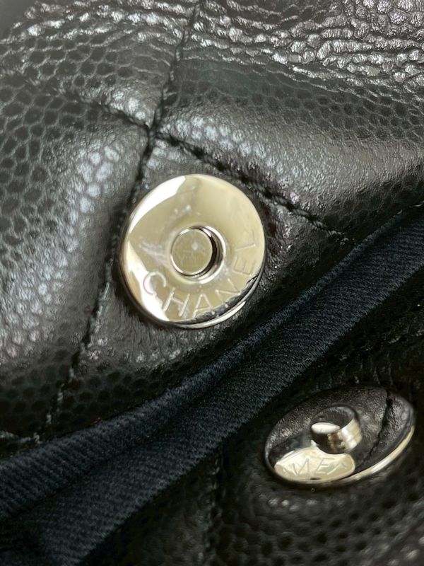 【9成新】CHANEL 顆粒牛皮托特手提單肩包 