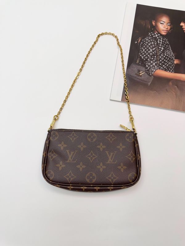 【9成新】LV 五合一麻將包 粉色 