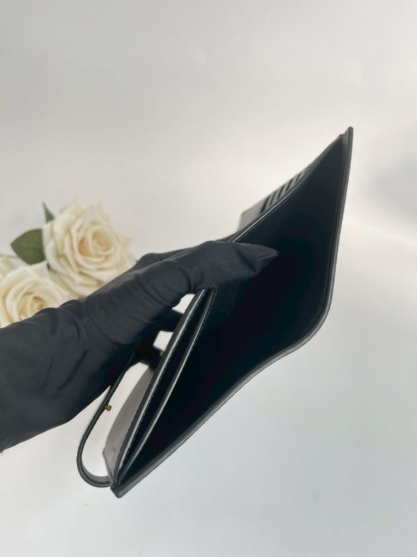 【95成新】CELINE STRAP粒面小牛皮錢包 