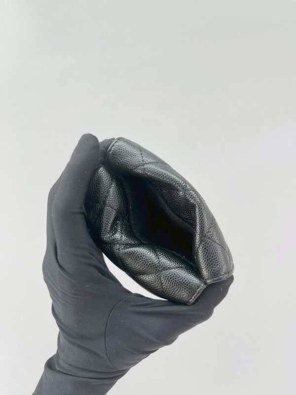 【85成新】CHANEL  COCO迷你雙層三折短夾 